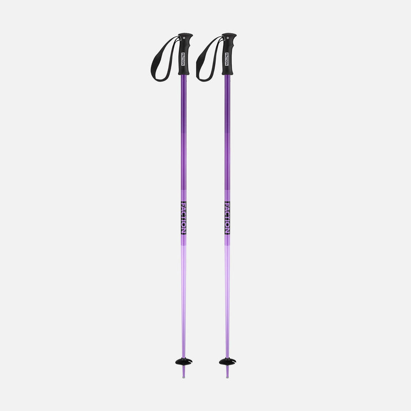 Purple Faction Skis Dancer poles