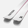 White and pink piste ski Faction skis Dancer 79 close up shot 2026