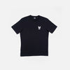 Faction skis black logo t-shirt front