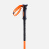 Orange Faction Skis Faction poles close-up of ergonomic touring grip
