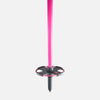 Pink Faction Skis Faction poles close-up of powder basket
