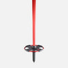 Red Faction Skis Faction poles close-up of powder basket