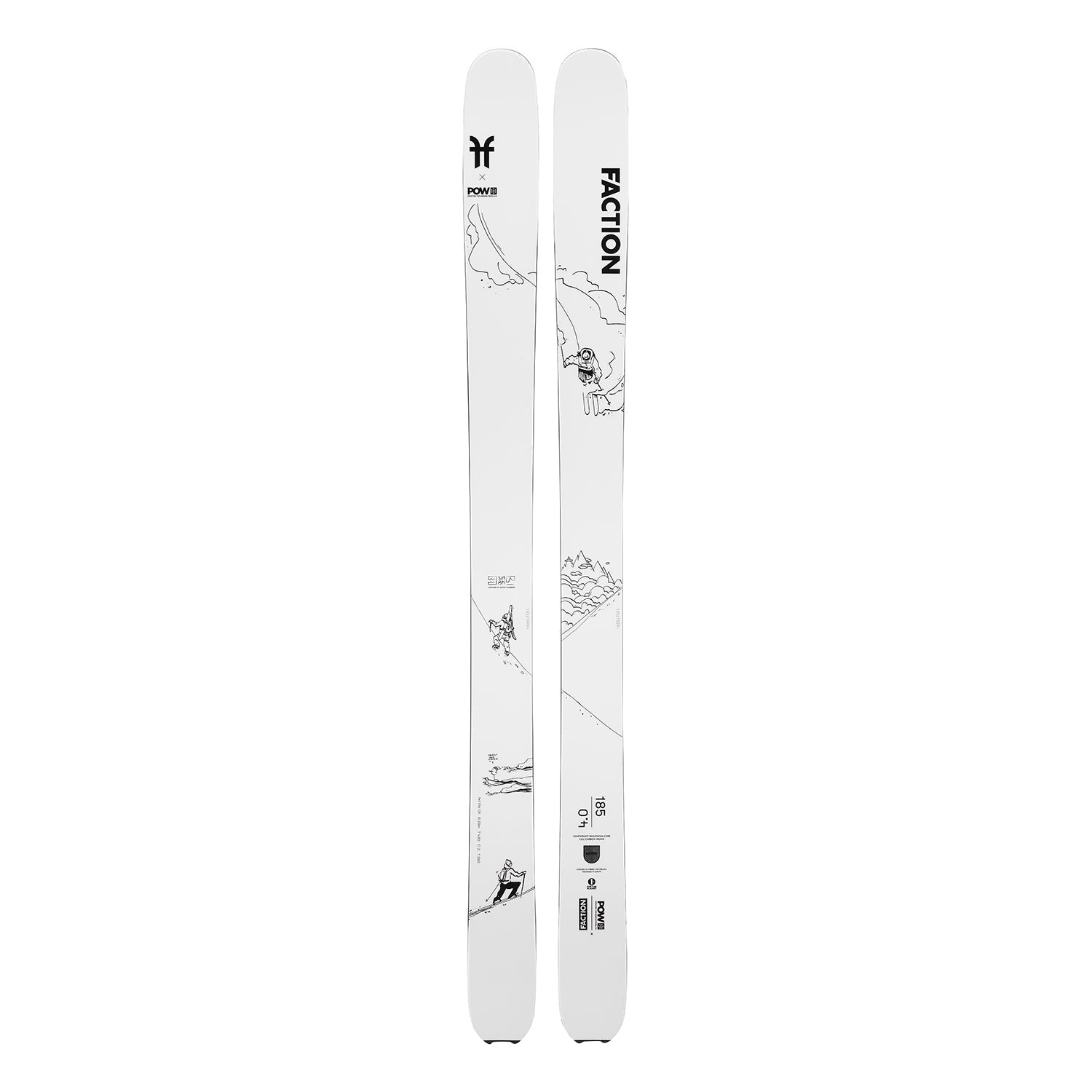 Faction Skis 2022 | Freestyle & Freeride | Flat Tail & Twin Tip