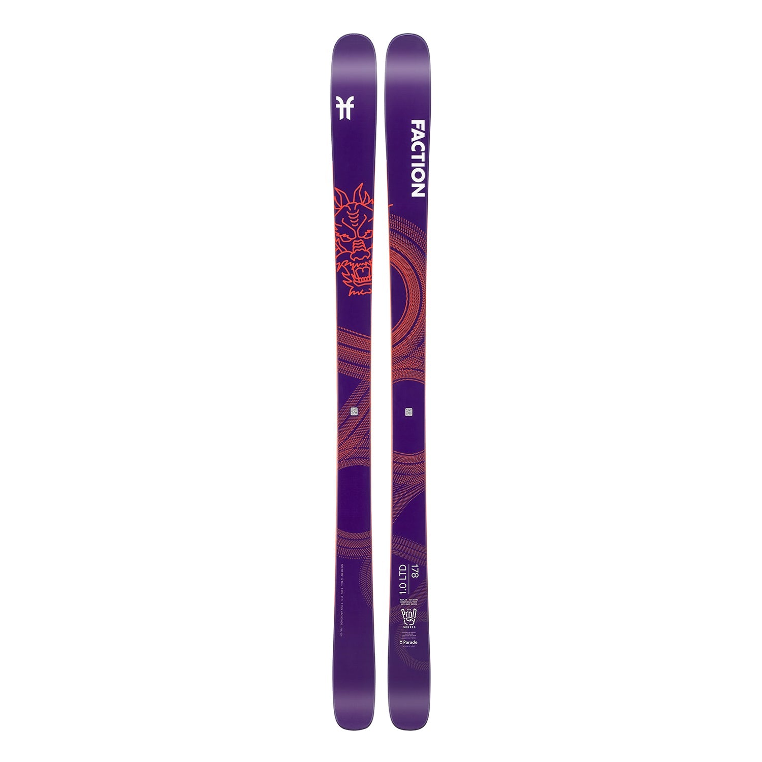Faction Skis 2022 Prodigy 1.0 | Twin Tip | All-Mountain Ski 